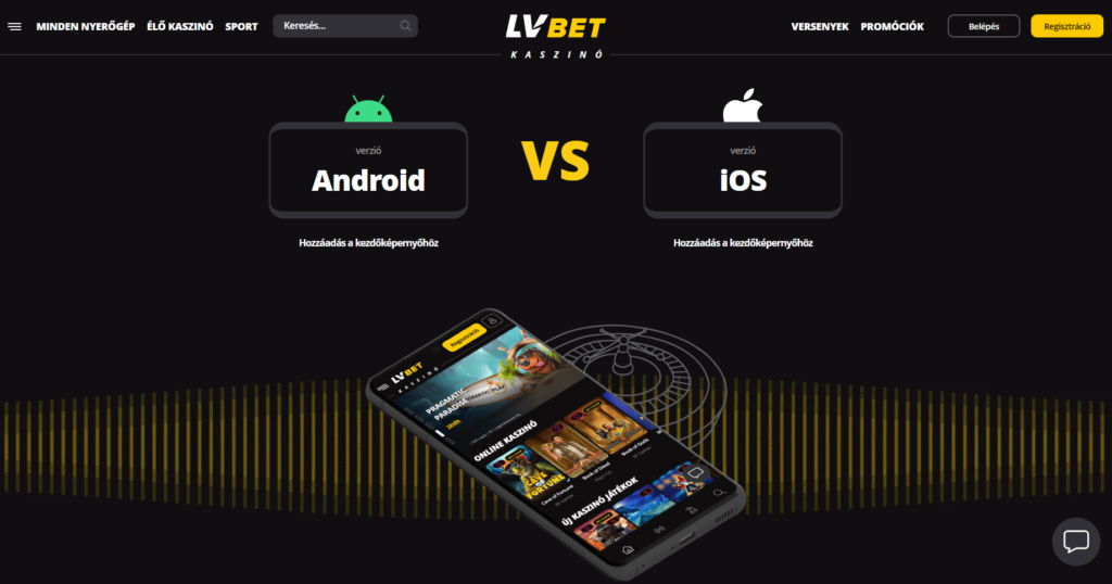 Az LVbet Mobil Kaszinó: Weboldal és Alkalmazás